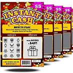 pregnancy announcement lottery tickets